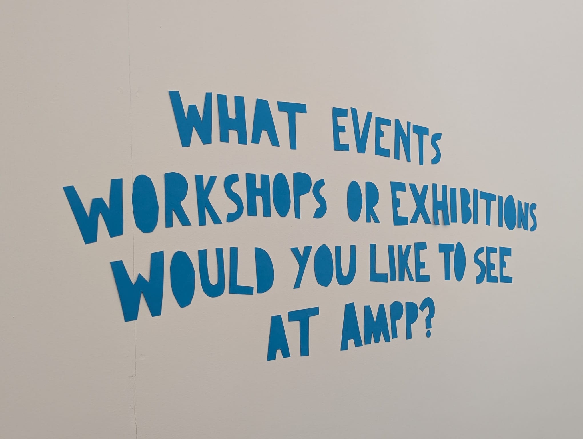 Art on the walls of AMPP studio