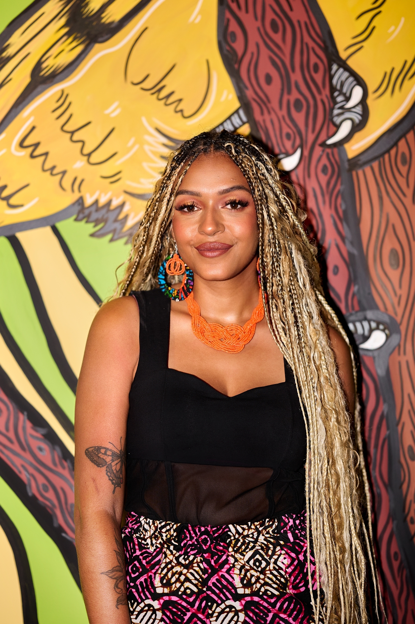 Lily at the Colour, Shape, Pattern at Christchurch Mansion