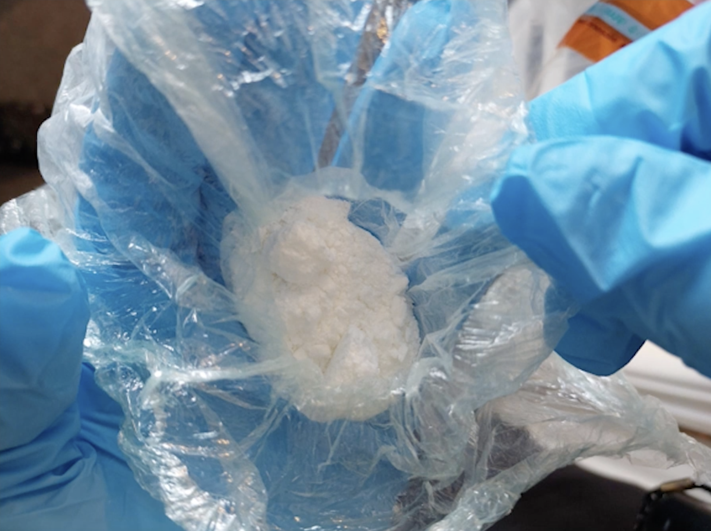 Cocaine was seized by police