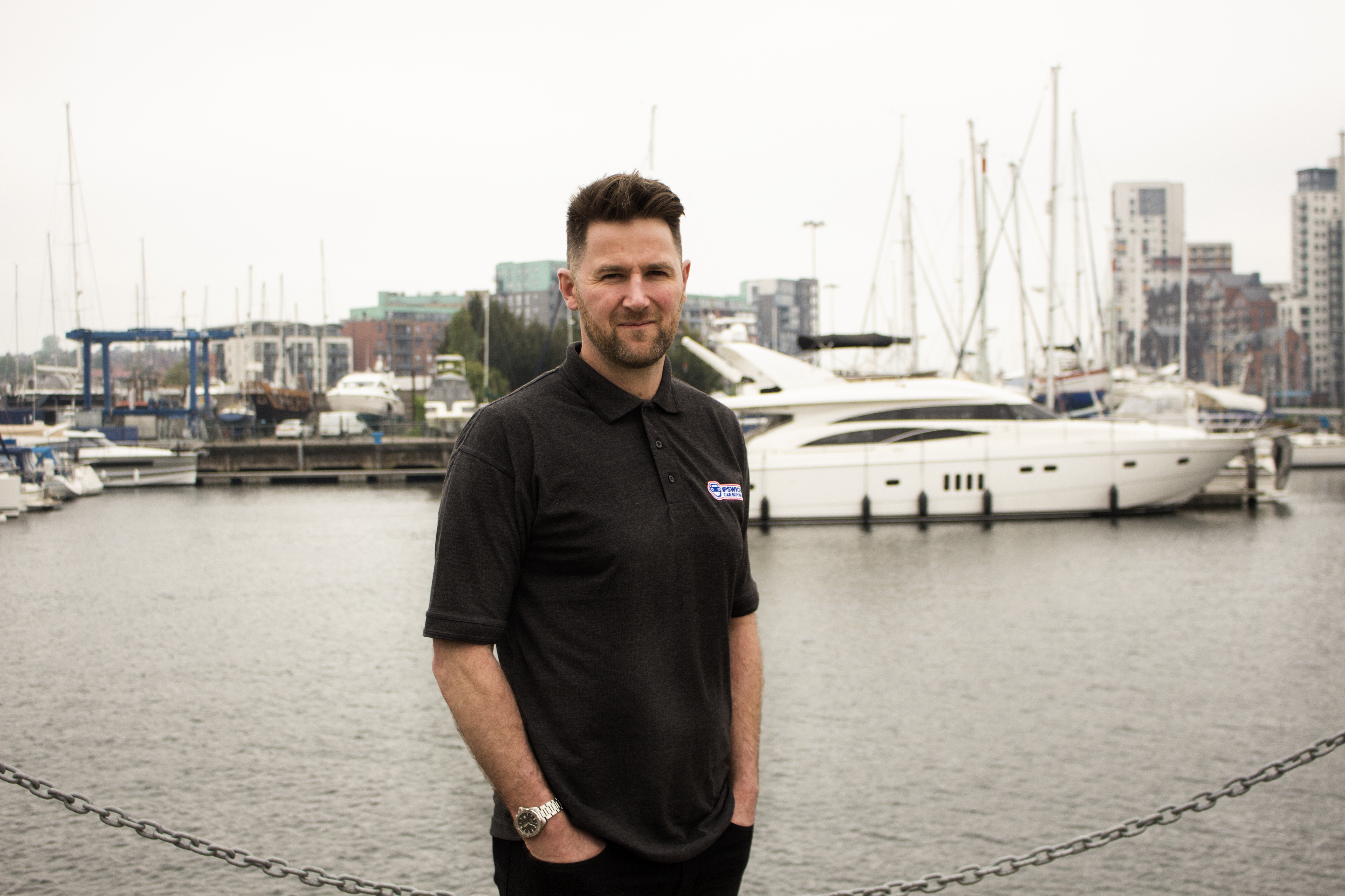 Man posing for photo