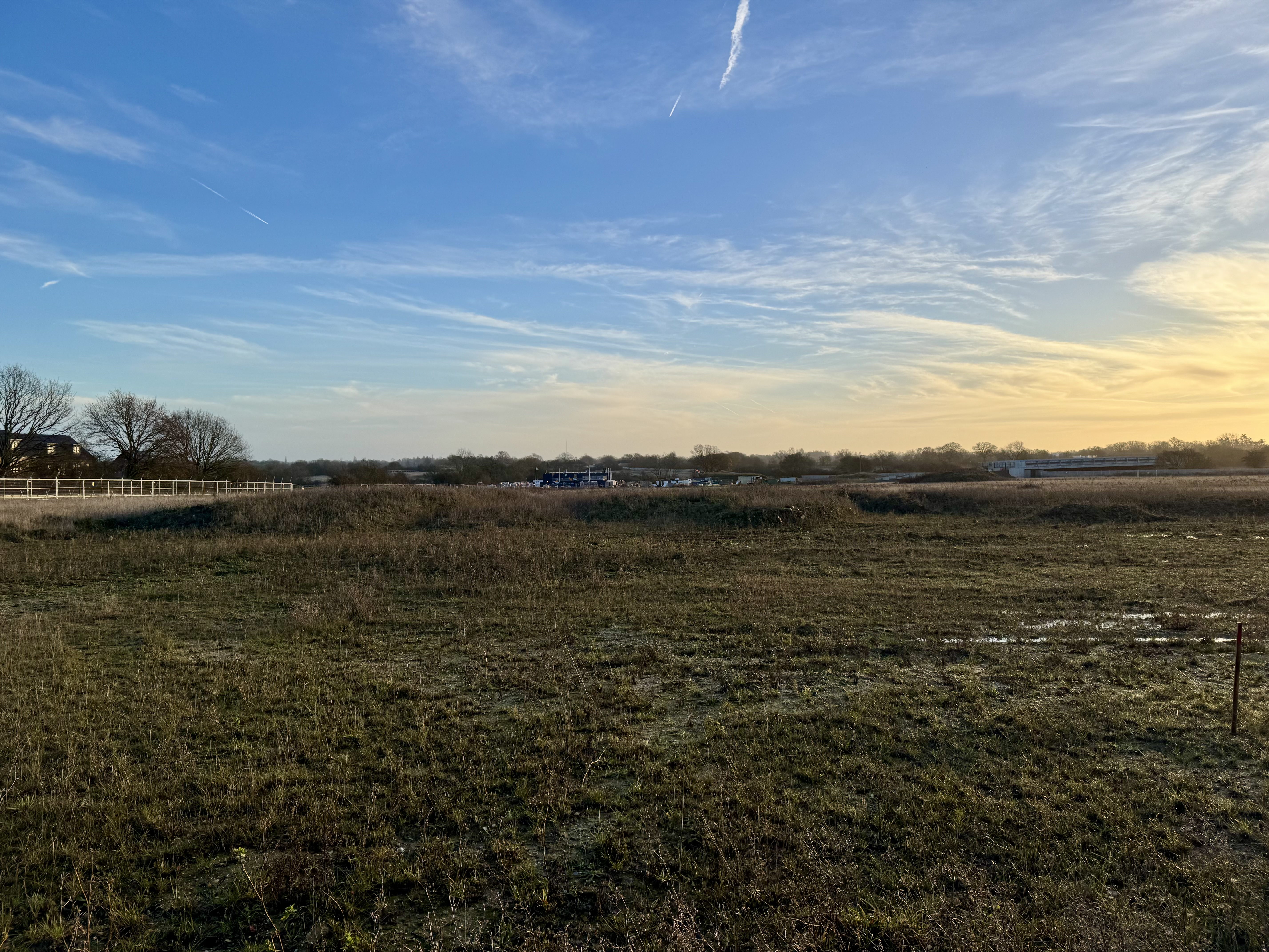 The land between Henley Road and Westerfield Road in Ipswich