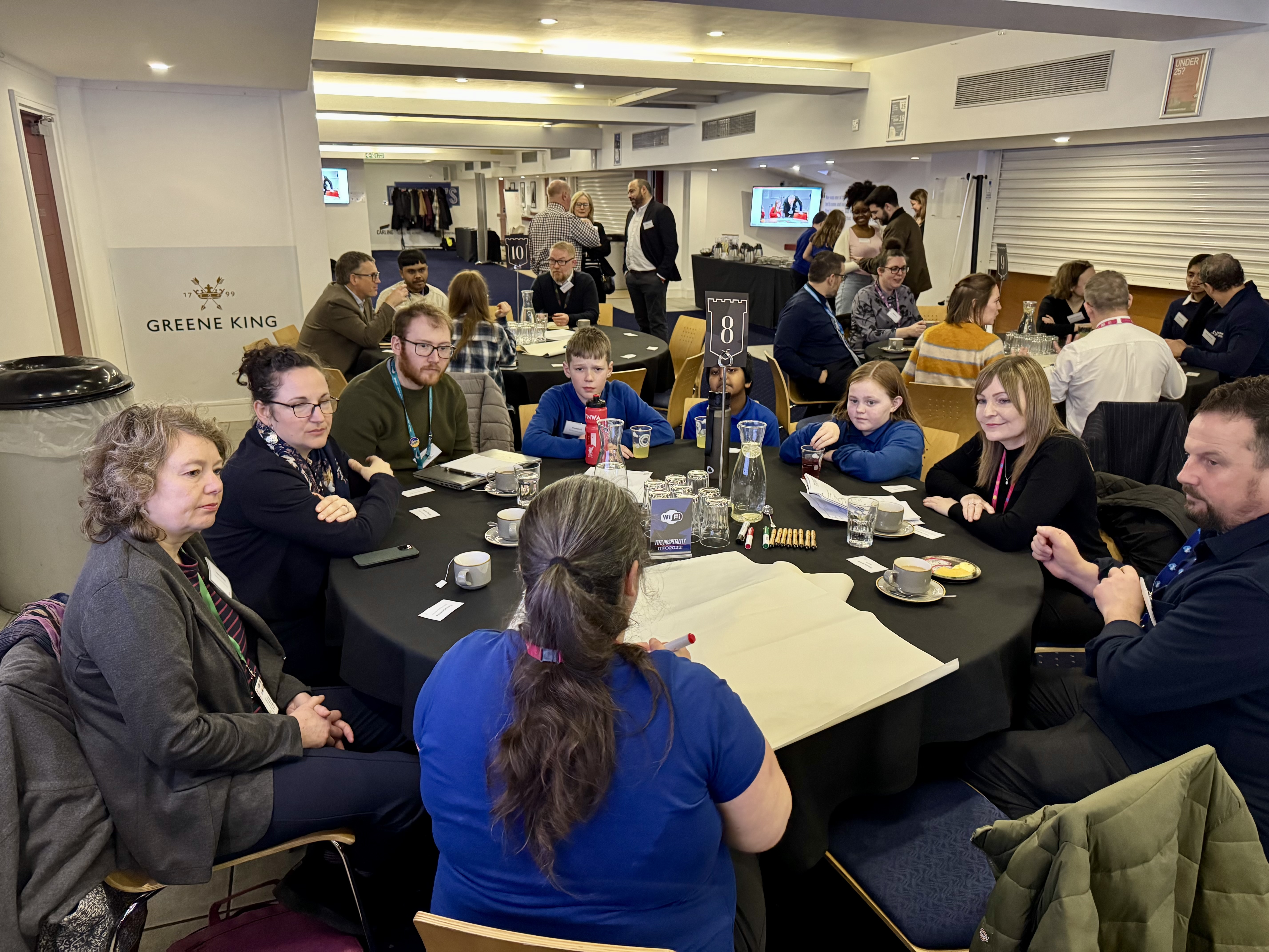 Group of people in room