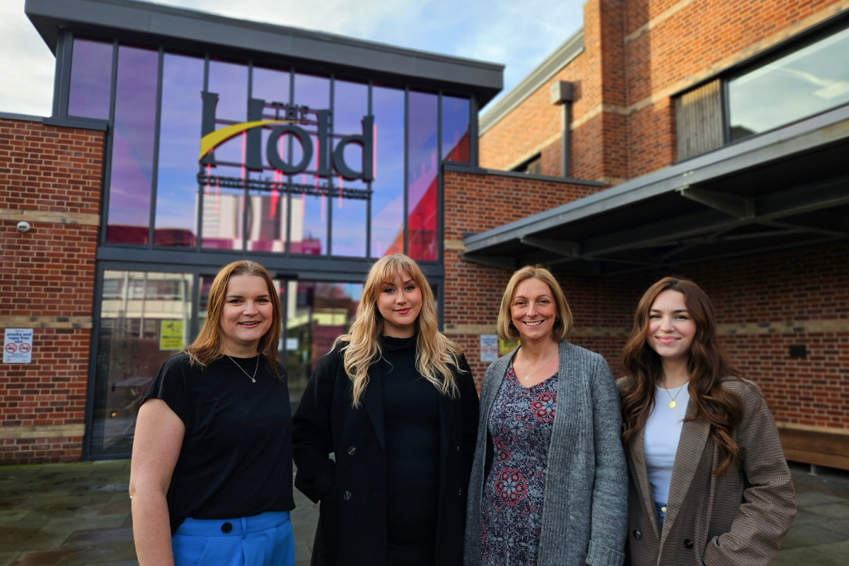 L-R Jen Evans, Katie Winearls, Dr Julie Kite, Amy Peckham-Driver