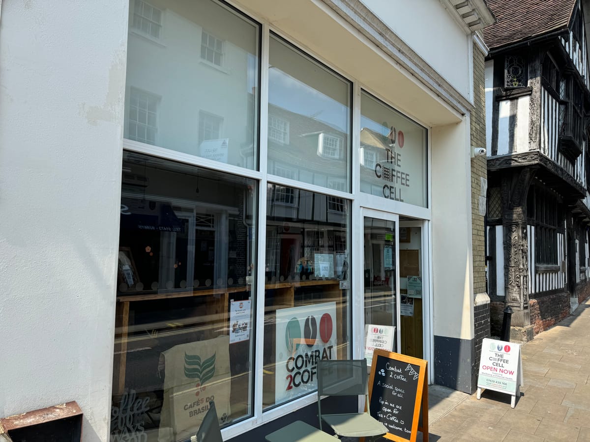 A photo of the Combat2Coffee coffee shop