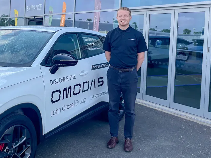 OMODA Sales Manager, Luke Elmer