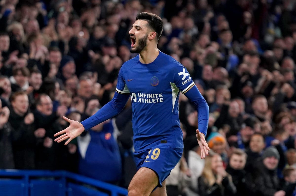 Armando Broja celebrating a goal