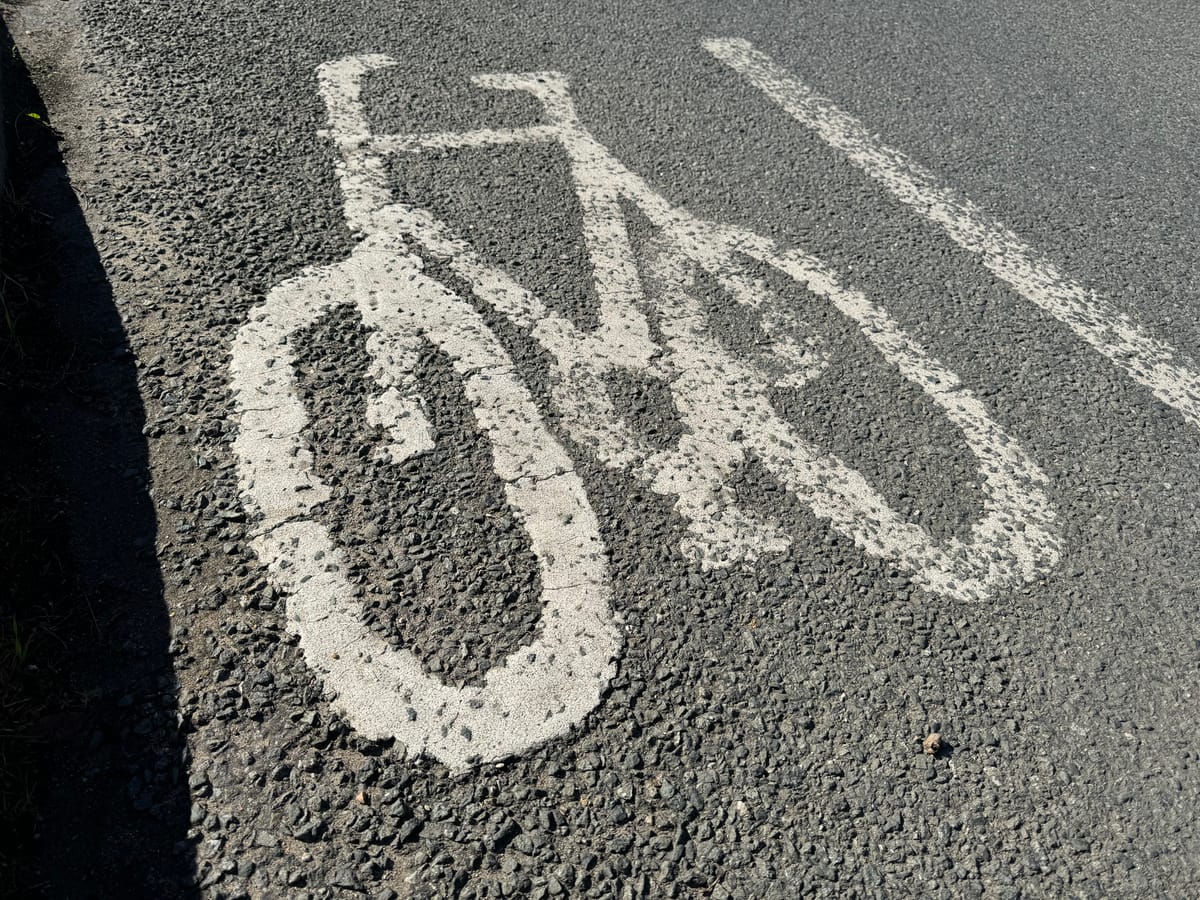 A cycle lane