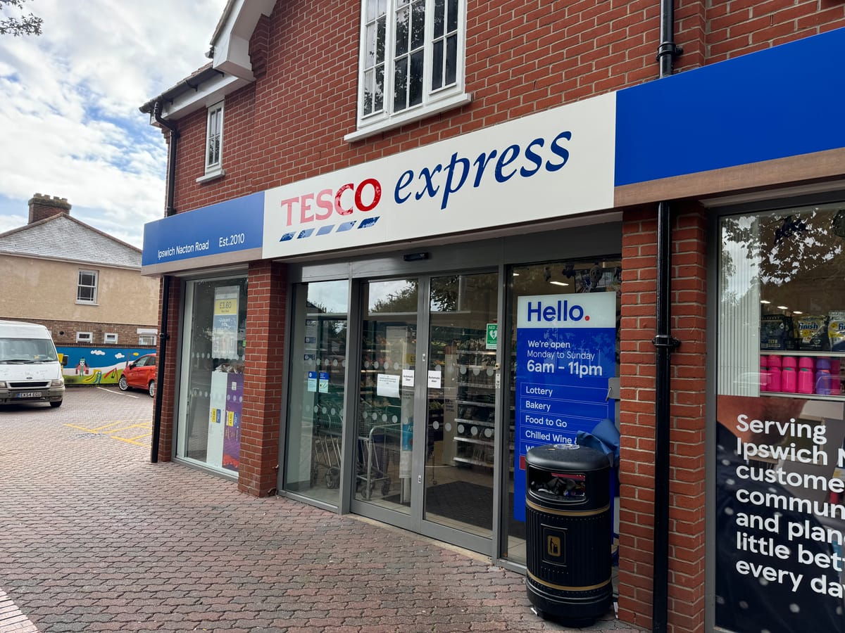 Tesco Express on Nacton Road, Ipswich
