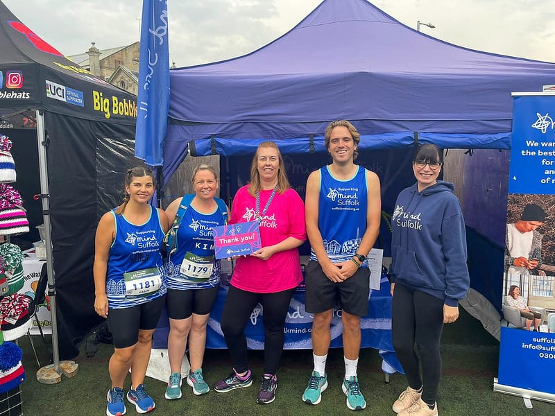Runners for Suffolk Mind at the Ipswich Half Marathon