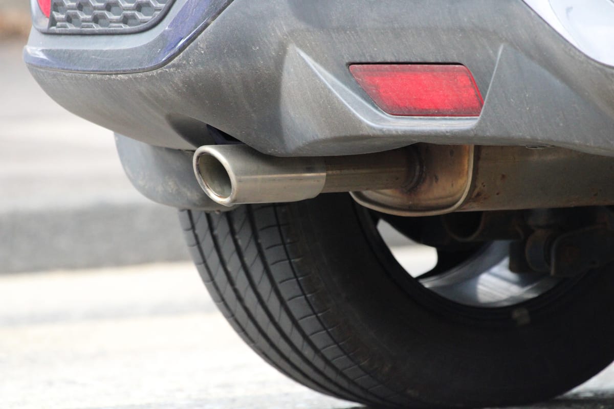 A car exhaust