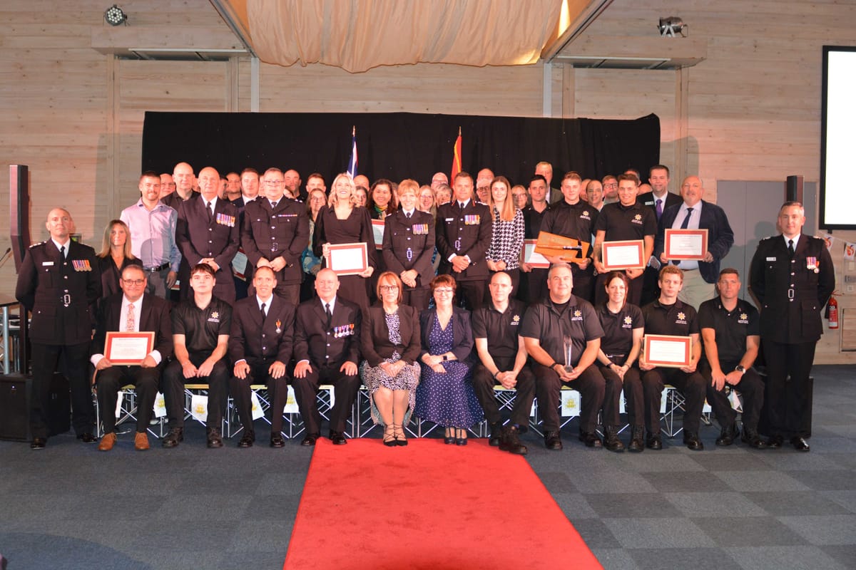 Suffolk Fire and Rescue Service winners group 2024