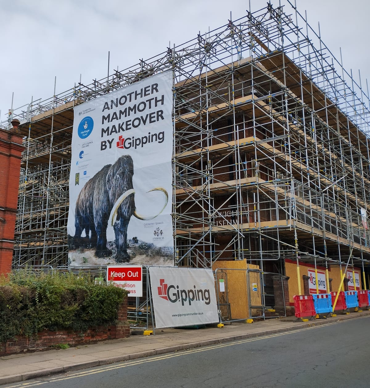 Exterior renovation of Ipswich Museum