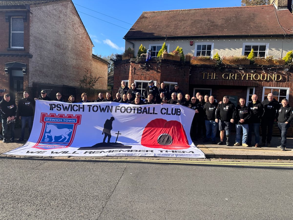Medals2Matches outside The Greyhound in 2023