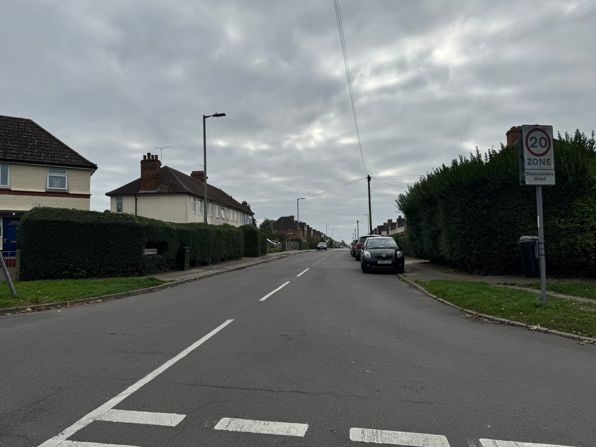 Shakespeare Road in Whitton, Ipswich