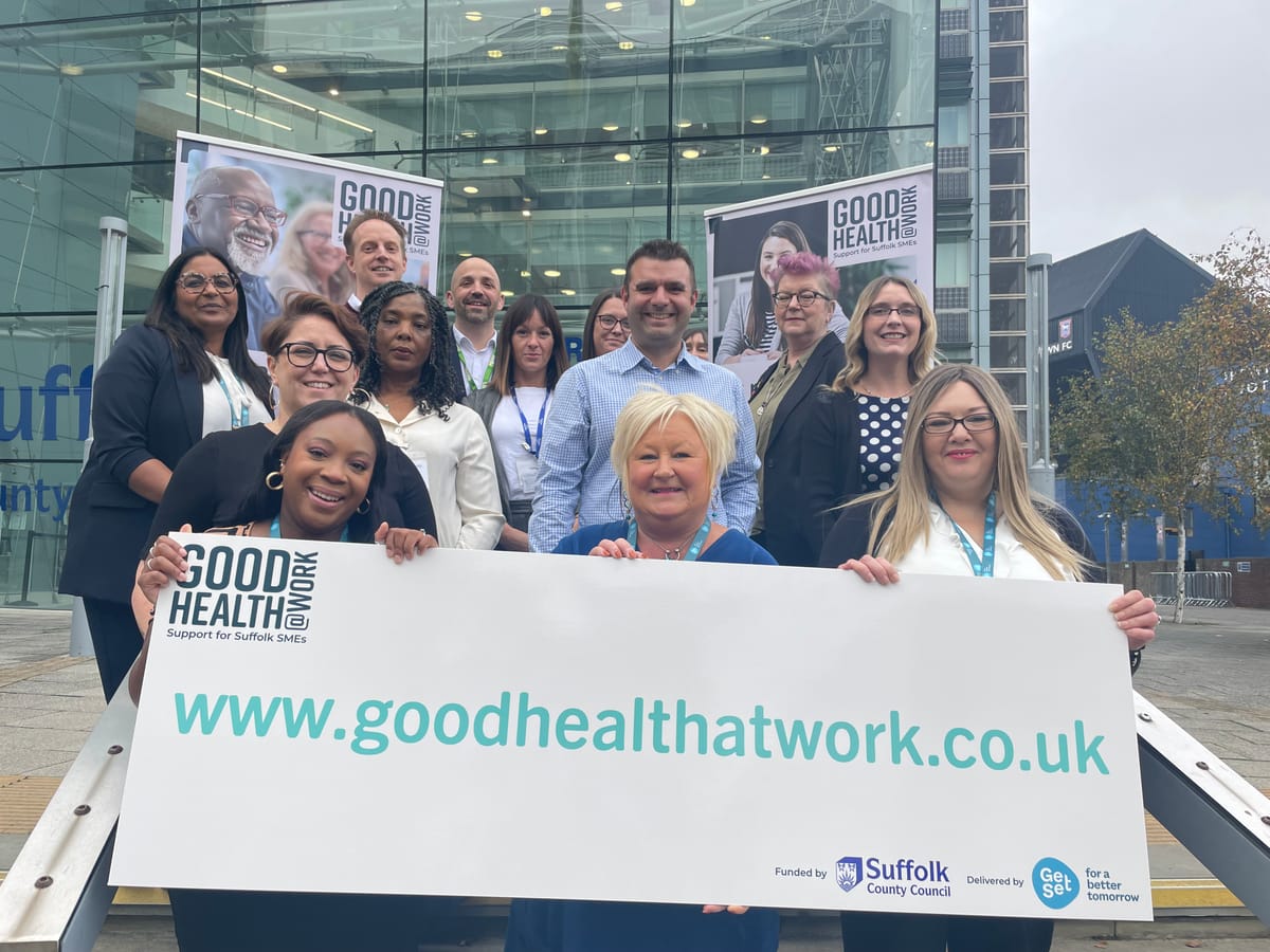 Suffolk County Council launch the new workplace health programme, Good Health at Work Programme