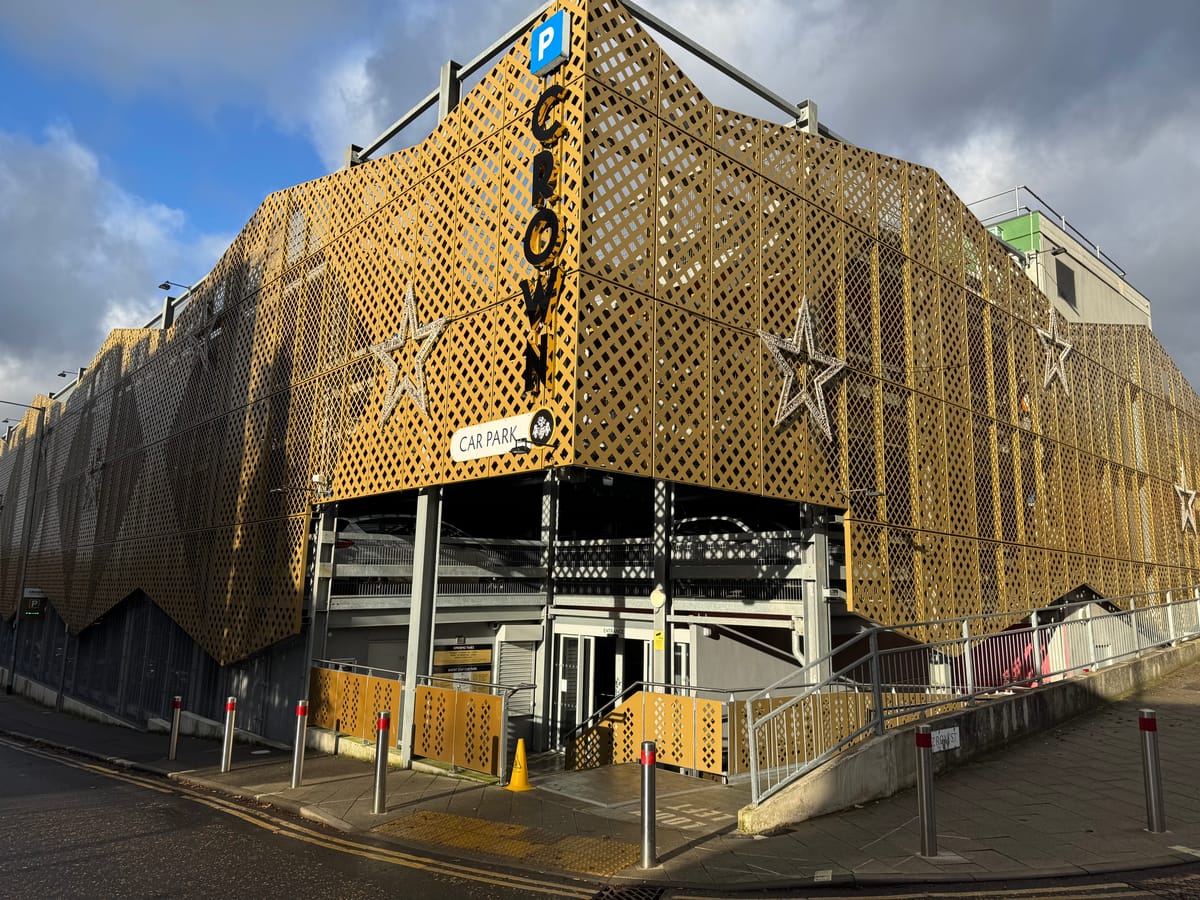 Crown Car Park in Ipswich