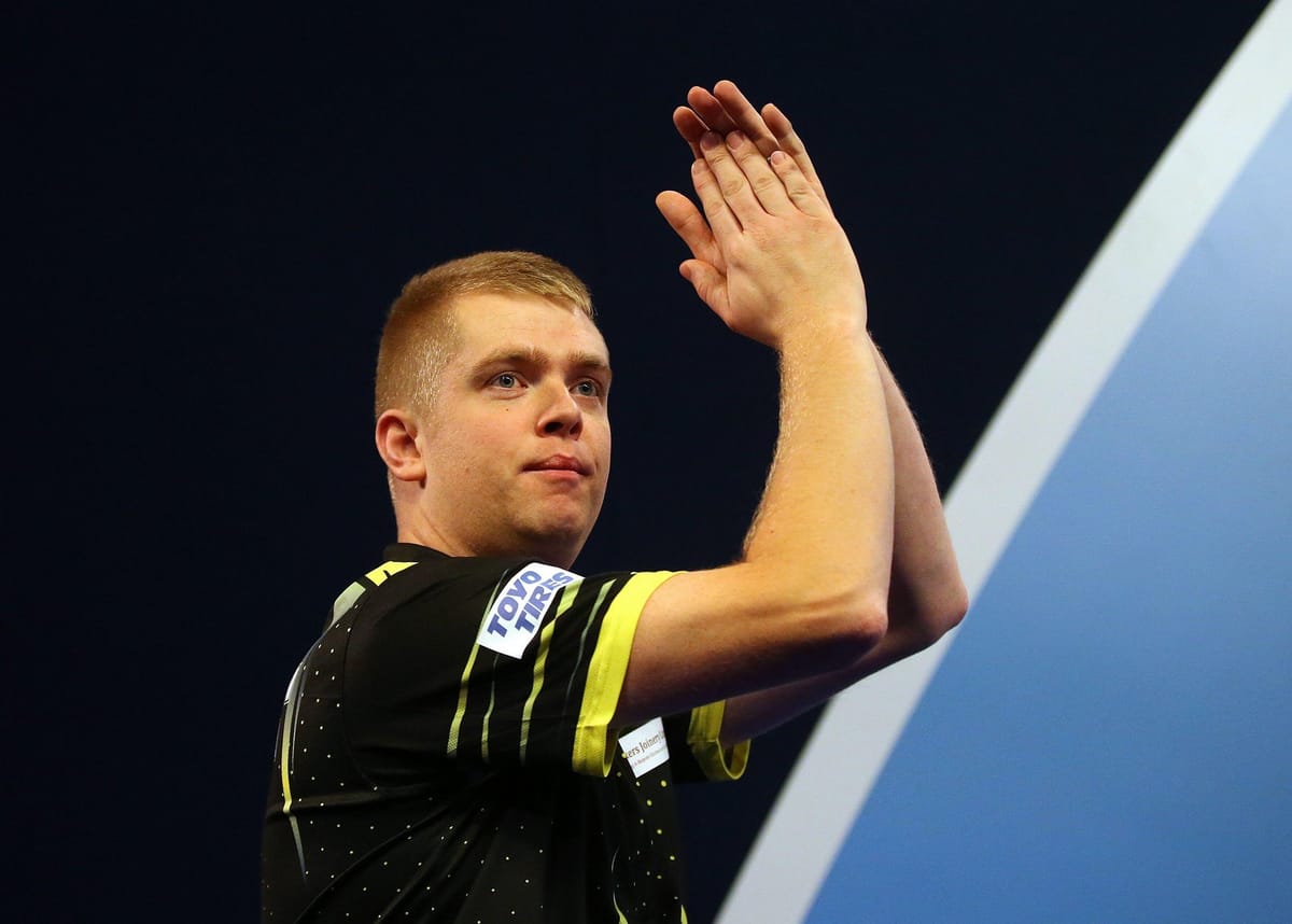 Stephen Burton after his loss to Ryan Searle in 2019