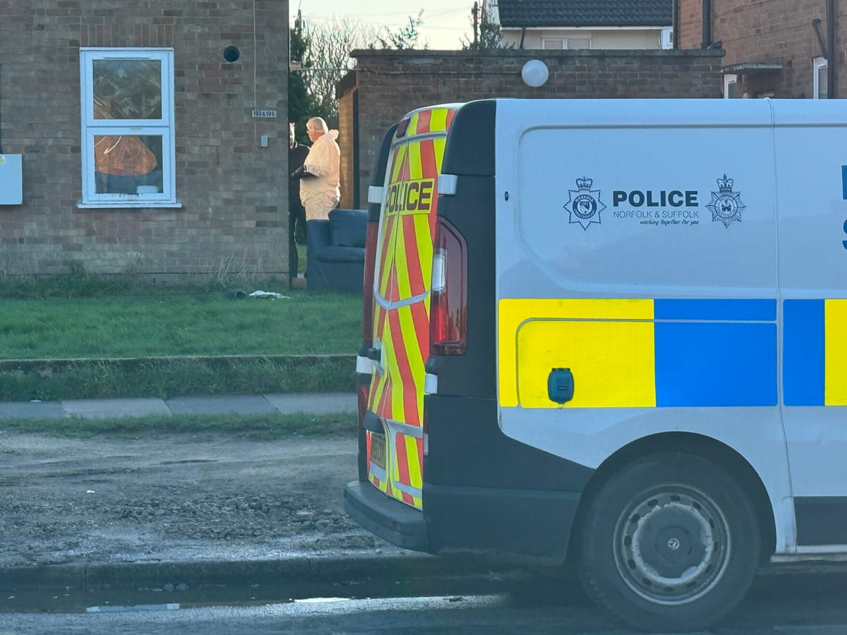 Forensic investigators continue to work at the property on Hawthorn Drive, Ipswich