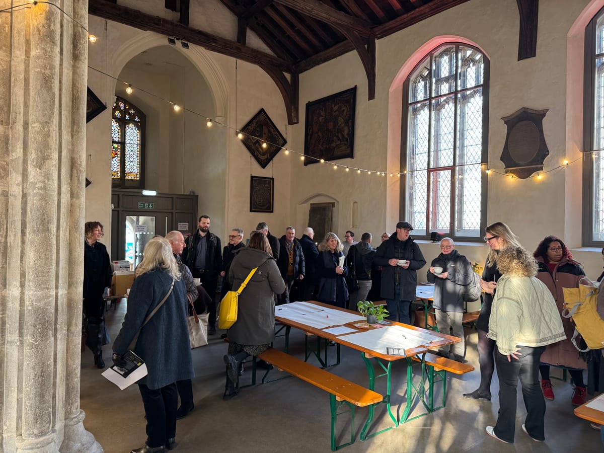 Over 30 leaders gathered at St Stephen's Church to help shape Ipswich's new Culture and Heritage Strategy