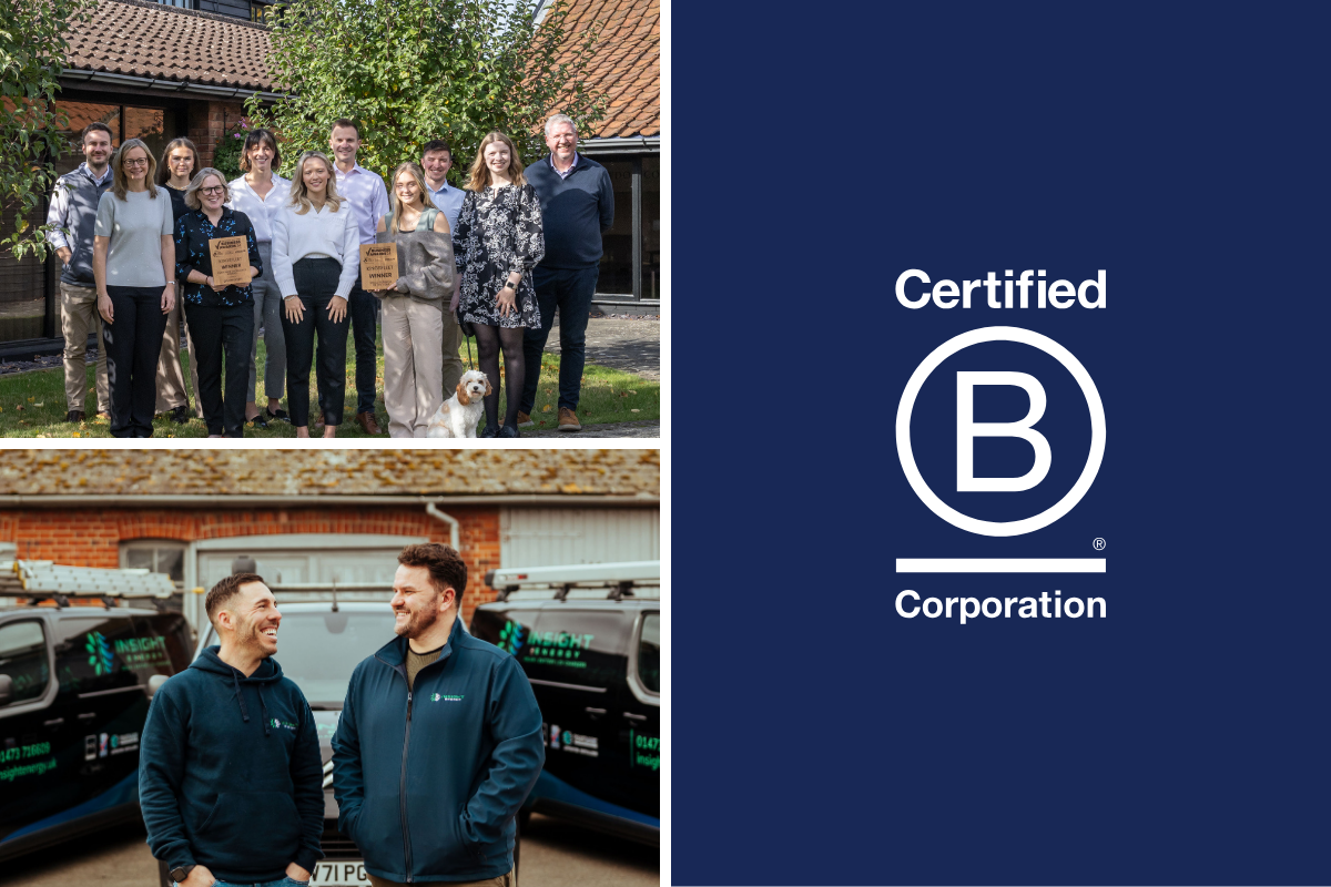 Kingsfleet and Insight Energy are two of Suffolk growing number of certified B Corps