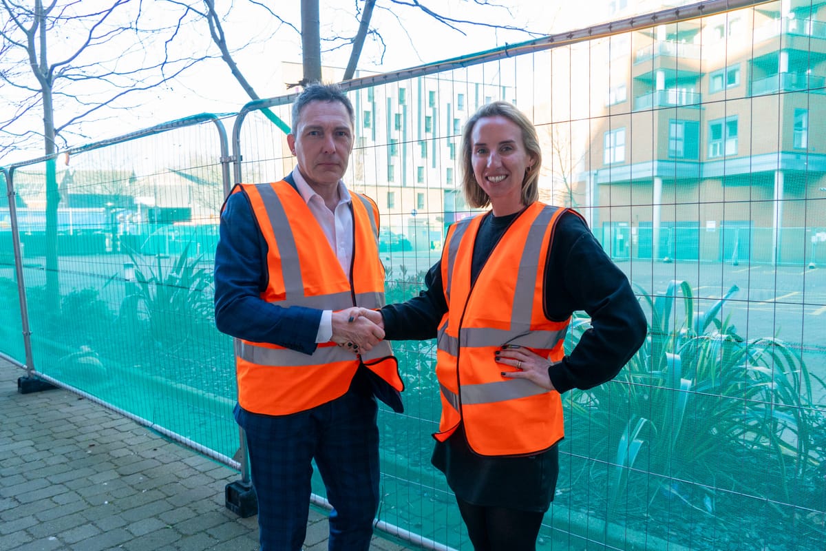 John Dugmore and Clare Friel