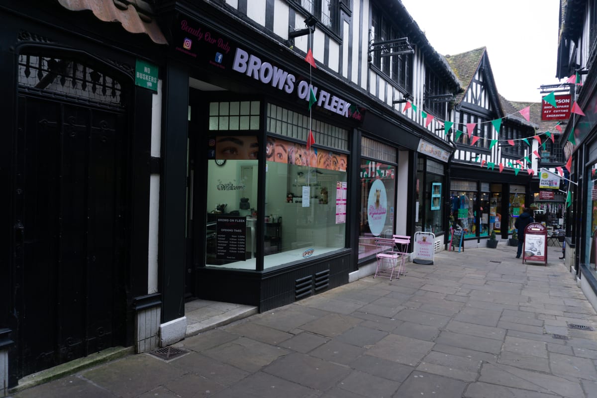 The walk independent shops in Ipswich buildings