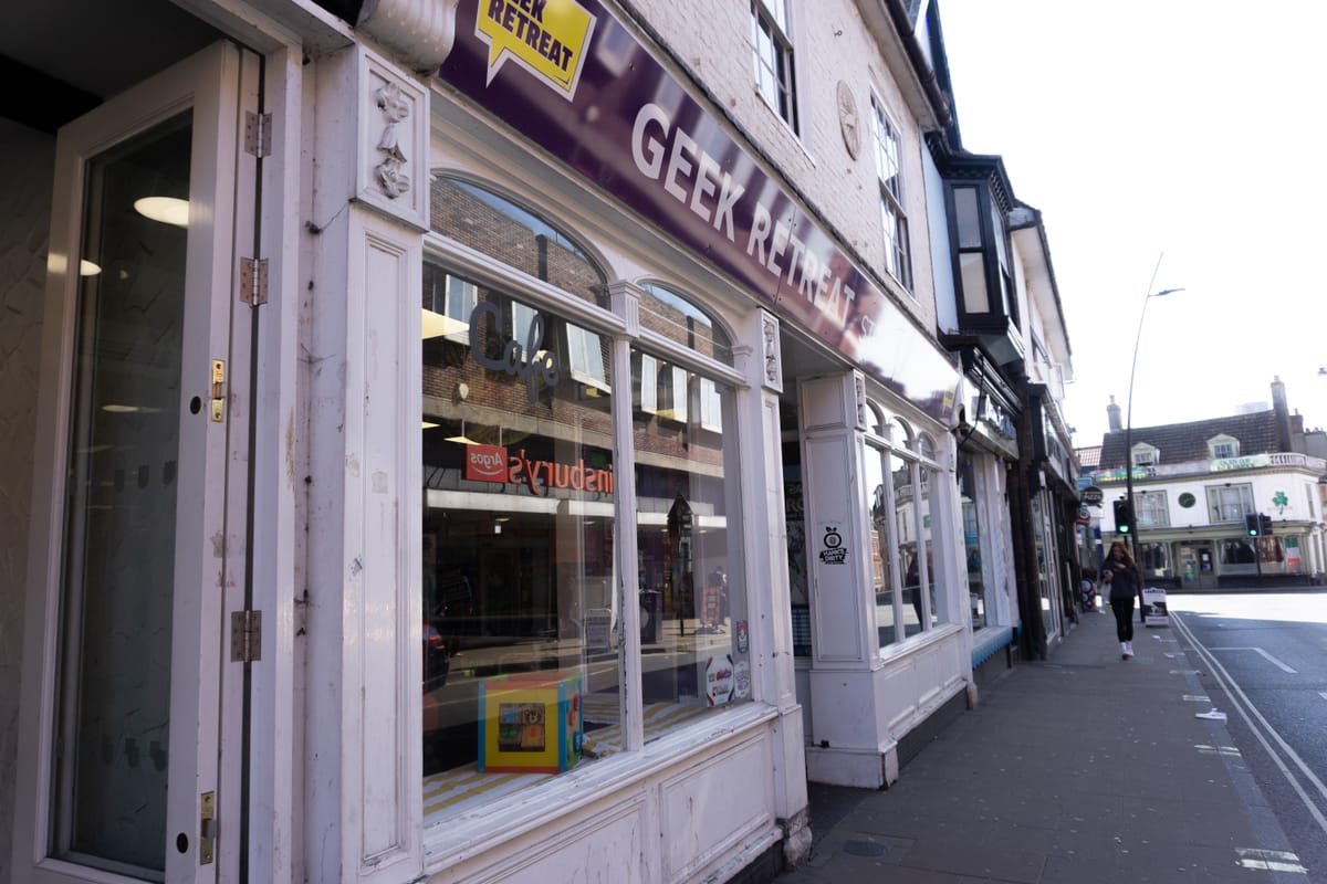 Geek Retreat on Upper Brook Street, Ipswich