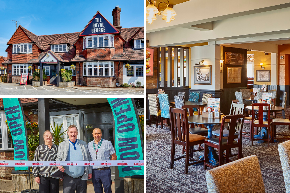 The Royal George in Ipswich image collage