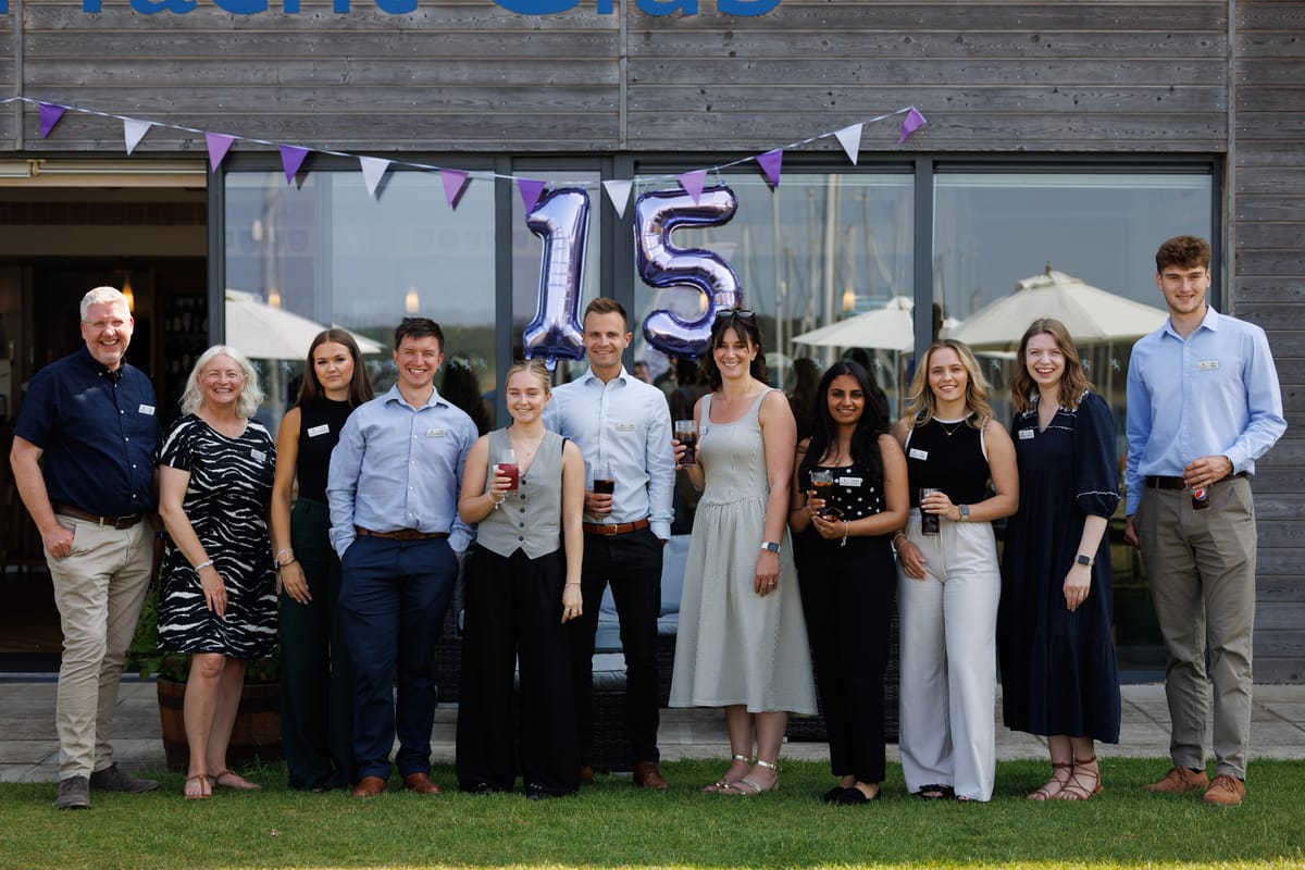 The Kingsfleet team on their 15th anniversary