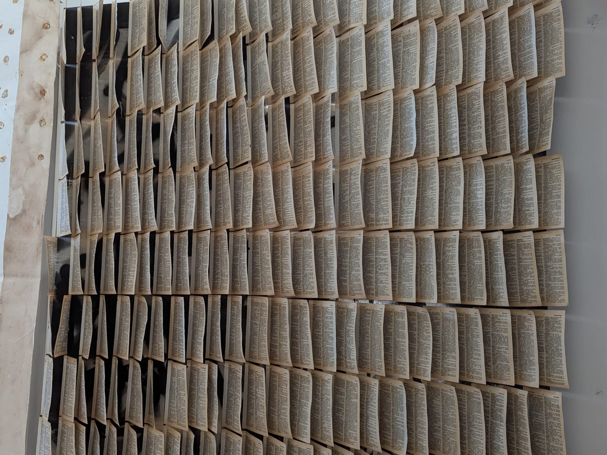 Art exhibited at the Word exhibition by Cognito