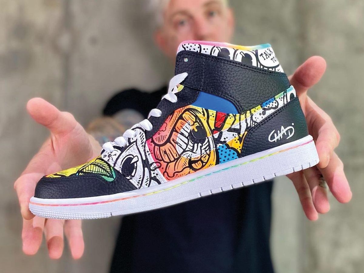 Chadcantcolour 'Galerie Sakura' Jordan 1s