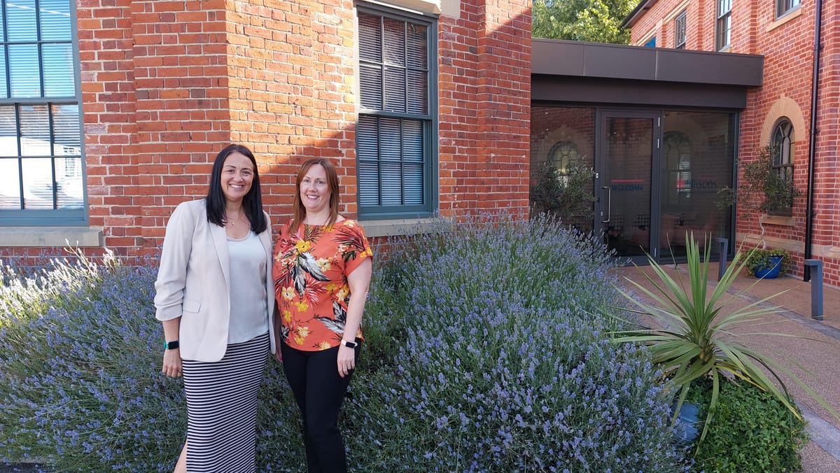 Lisa Dawson and Anna Cross of Ellisons