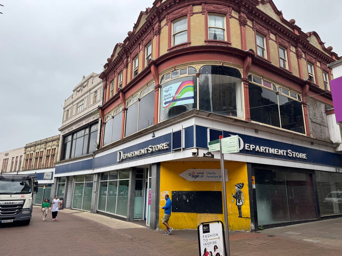 The former Co-op department store on Carr Street in Ipswich