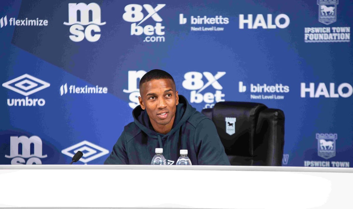 Ashley Young reflects on his career and his thoughts on playing for Ipswich during a Q and A with Suffolk New College students