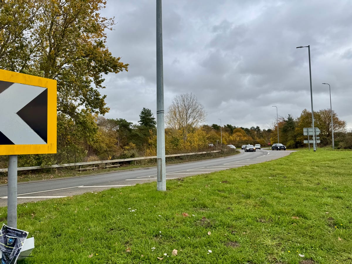 Seven Hills Interchange in Ipswich