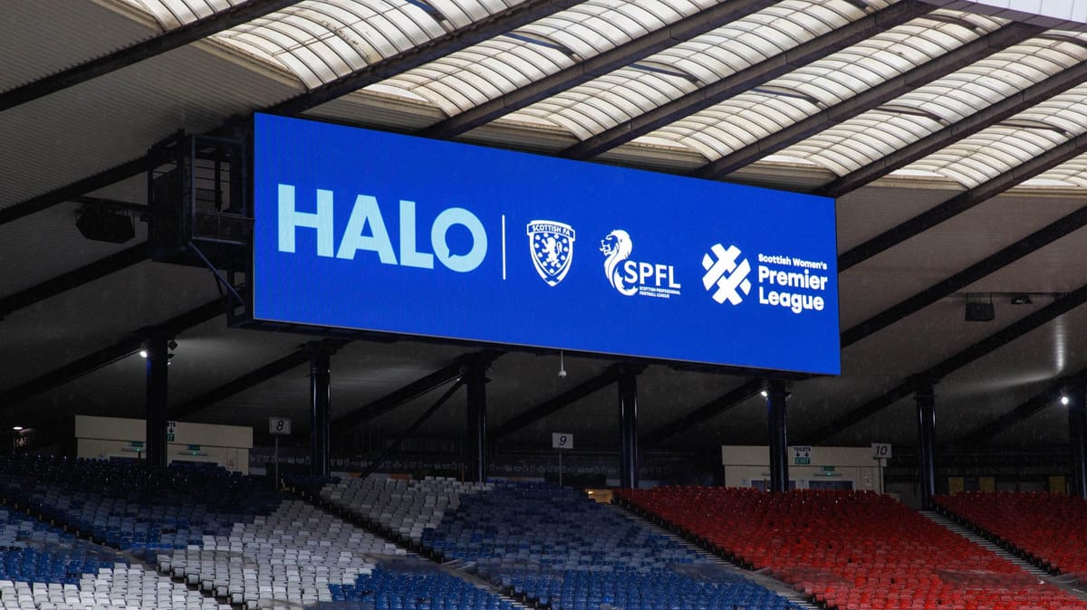 Billboard in stadium