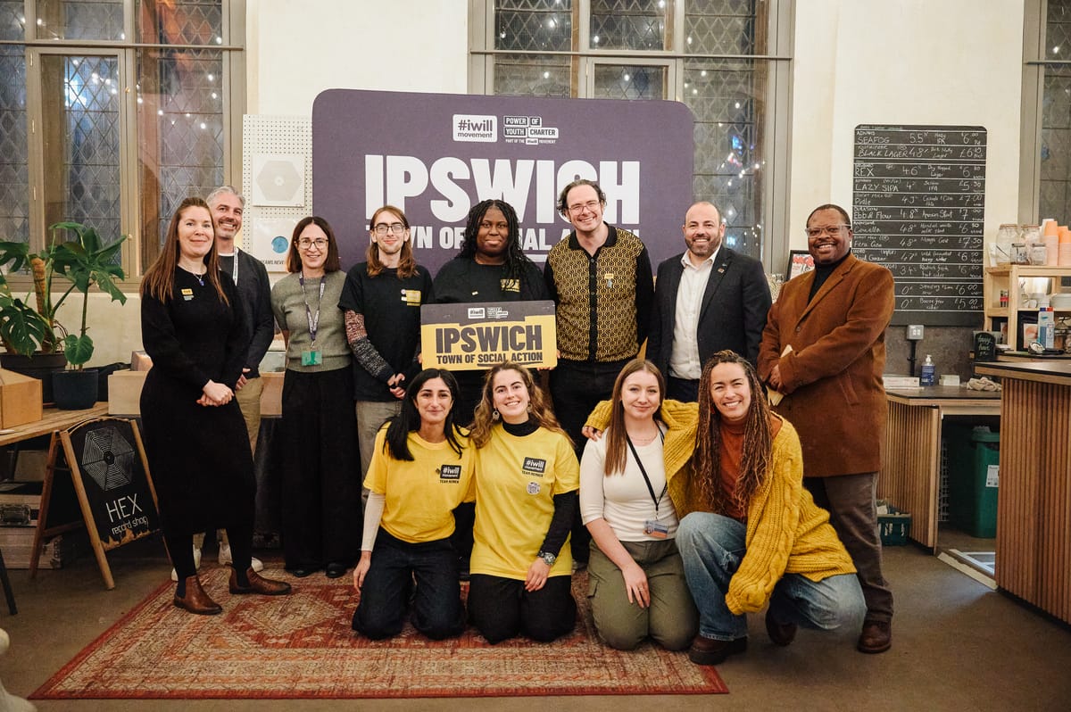 IWill Ambassadors with delegates and event organisers