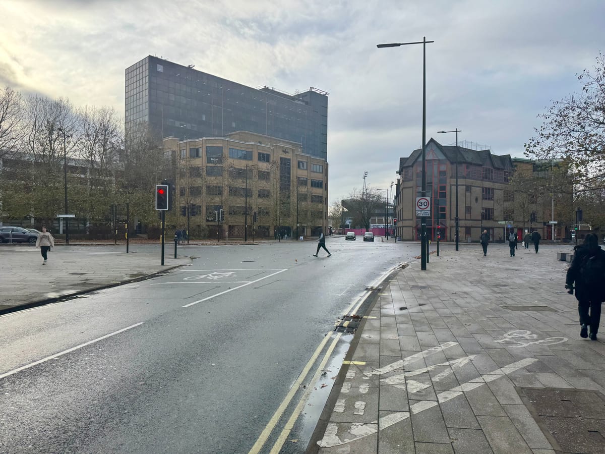 Princes Street meets Civic Drive in Ipswich