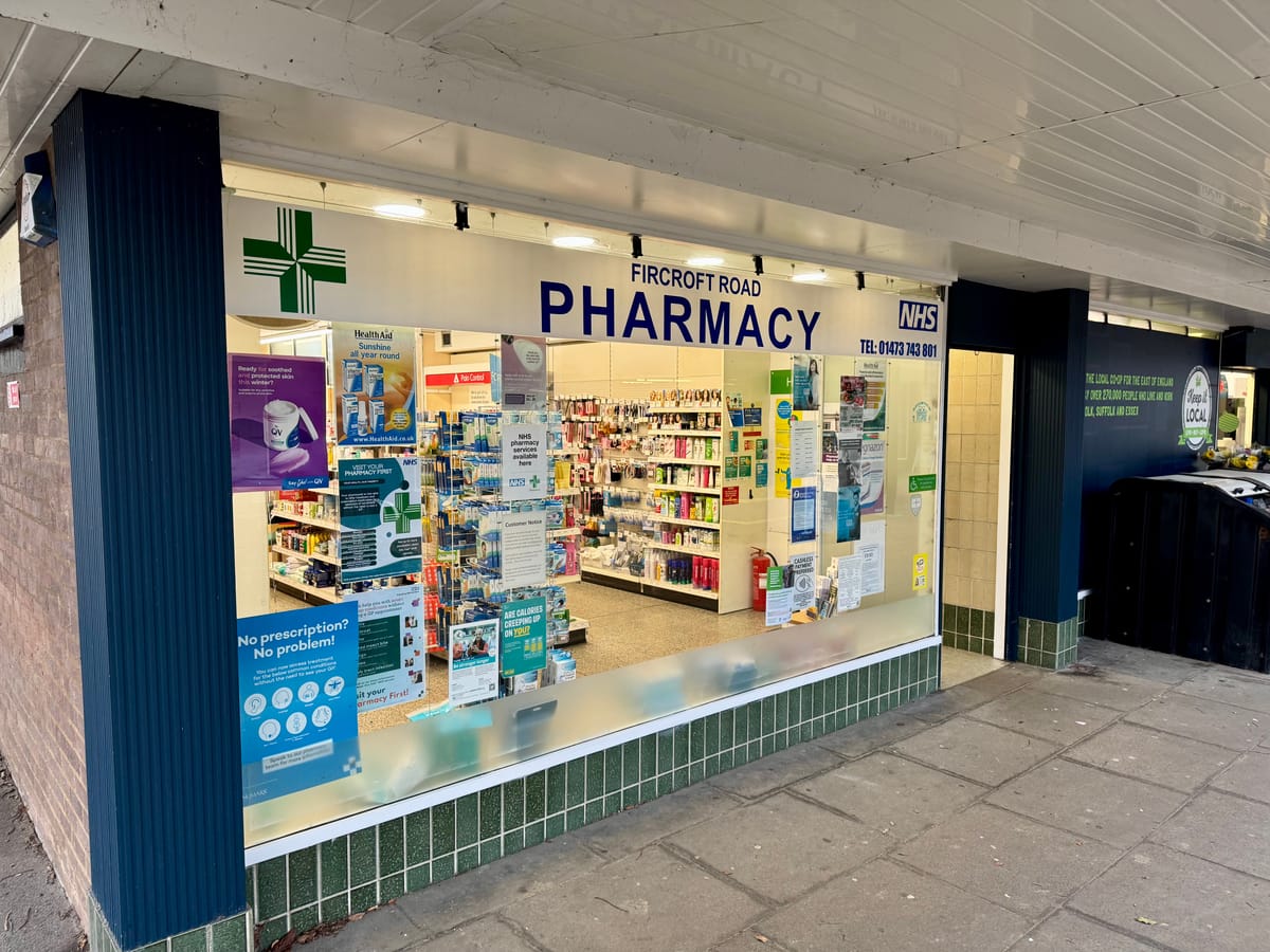 Fircroft Road Pharmacy in Ipswich