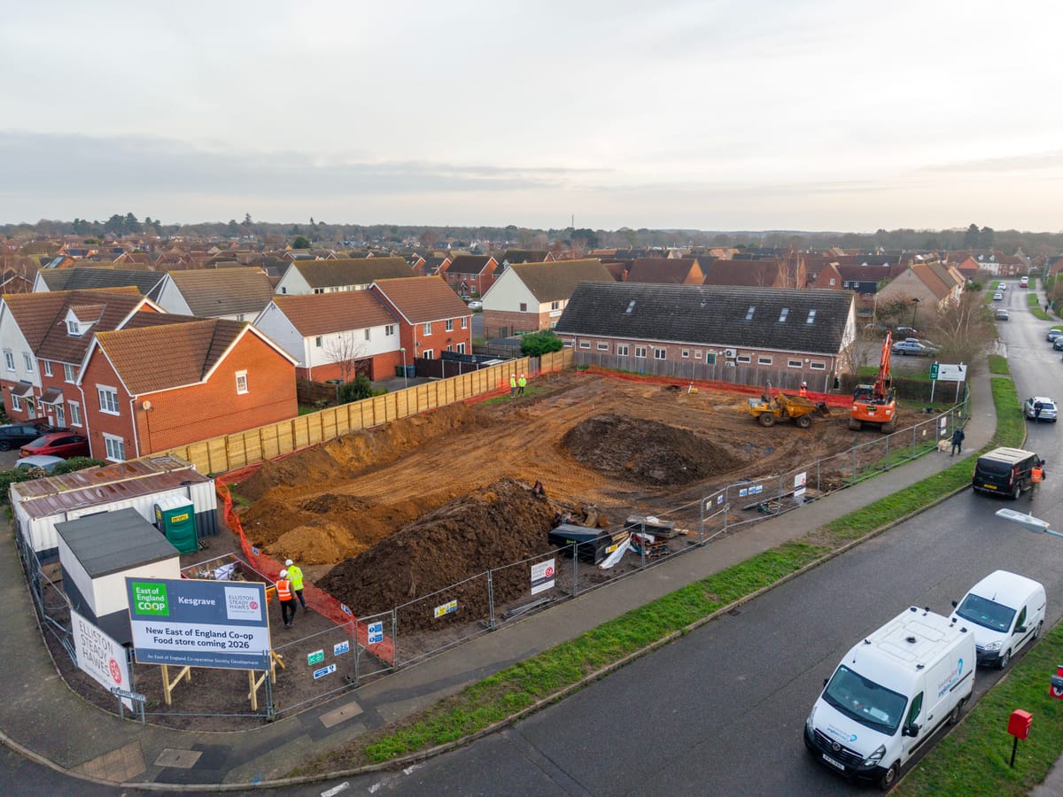 Aerial photo of land