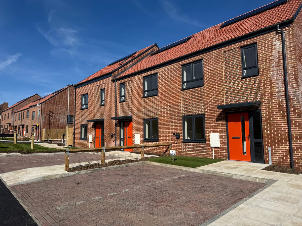 New homes at the Hawke Road development in Ipswich
