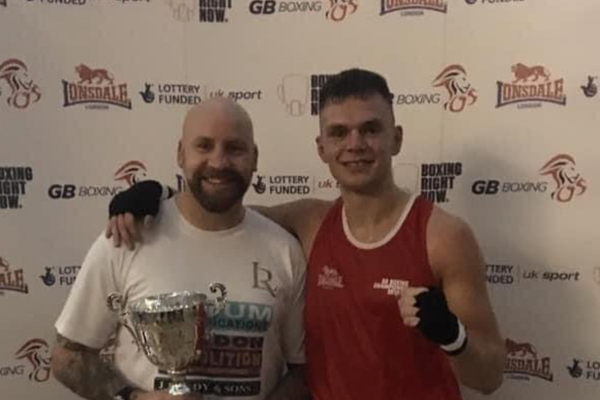 Simon Mullan and Lewis Richardson standing next to eachother