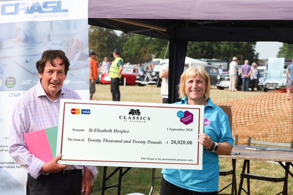 Classics at Glemham Cheque