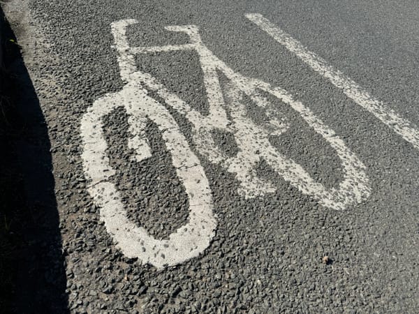 A cycle lane