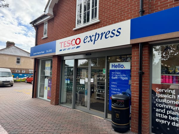 Tesco Express on Nacton Road, Ipswich