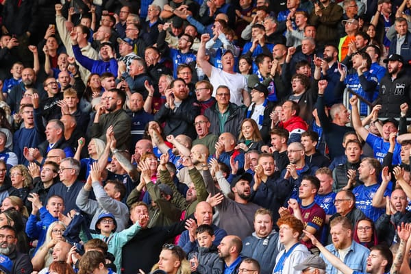 Ipswich Town fans celebrating