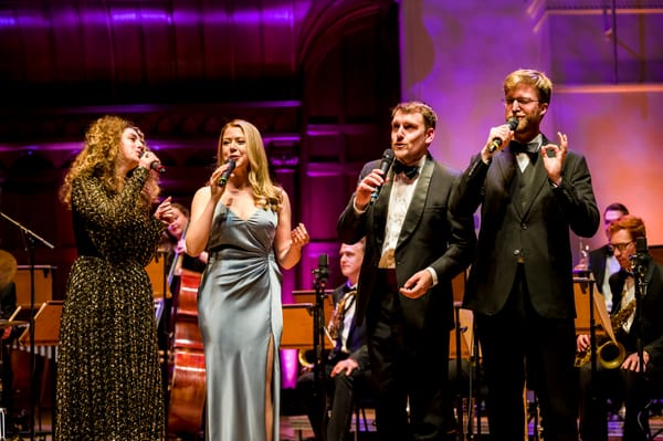 Down for the Count swing orchestra performing at Cadogan Hall
