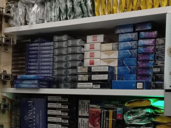 Concealed illegal cigarettes found at a store in Ipswich