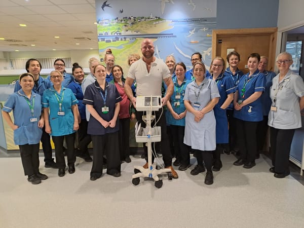 Charlie Baker and Woolverstone Staff