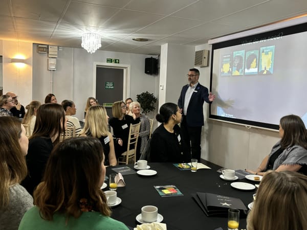 Jon Neal launching The Mental Health Toolkit at a packed-out launch event at Venue 16 in Ipswich